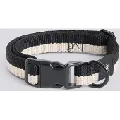HAY Dogs Collar Flat Halsband S|M | Black, white