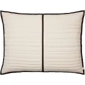 Ferm Living Vari Kussen 60x80 Cm Naturel / Dark Chocolate - Decoratieve kussens & hoezen Biologisch Katoen Natural - 1104272073