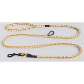 HAY Dogs Leash Braided Adjustable M|L | Off-white, ochre