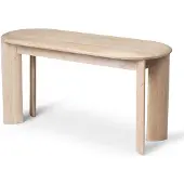 Ferm Living Bevel Bank White Oiled Oak