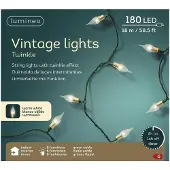 Lumineo Kerstboomkaarsen | Vintage | 17.9 meter | Warm Wit | 180 lampjes |