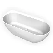 Arcqua Havana Back To Wall Ligbad Links 170x80 cm Glans Wit