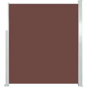 vidaXL Zijluifel uittrekbaar 160x500 cm bruin