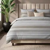 Dekbed Discounter Dekbedovertrek Katoen-Satijn - White Linen 260 x
