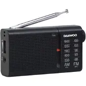 Daewoo Draadloze Radio Dw1119, Zilver, Zilver, One Size