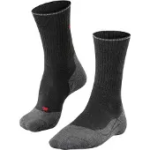 Falke TK2 Explore Wool Silk medium padding wol functioneel materiaal wandelsokken heren grijs - maat 42-43