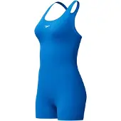 Speedo Endurance+ Legsuit Dames Sportbadpak - Kleurvast Badpak Dames met Pijpjes - Zwempak Dames met Borstvoering - Sportbadpak Dames met Racerback - Blauw - 36