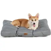 Bedsure Hondenmand, wasbaar, donkergrijs, 76x50 cm, 10 cm hoog
