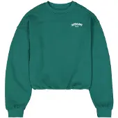 Garcia Sweatshirt donkergroen / wit