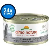 Almo Nature HFC - Kattenvoer - Tonijn & Jonge Ansjovis - 24x70gr