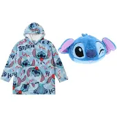 Lilo & Stitch slaapkamerset; handwarmer en hoodie deken