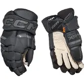 CCM - Tacks XR Pro IJshockeyhandschoenen - Senior - Zwart/grafietgrijs - 15