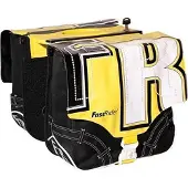 Fastrider Flqc Youngbag - Dubbele Fietstas - Zwart/ Geel