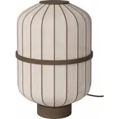 Bolia Tafellamp Lucén Sand Fabric / Dark Oiled Oak 28 x 42 cm