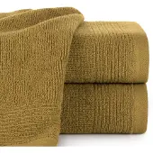 Eurofirany Luxe badhanddoek LARI 70x140cm 500g/m² honingkleur met bies