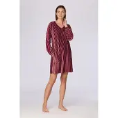 Woody Jurk roze streep - maat S