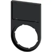 Siemens SIRIUS ACT Labelhouder 17.5x27mm Zwart - 3SU19000AS100AA0 [10 Stuks]