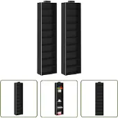 vidaXL Kledingorganisers hangend 2 st met 10 schappen stof