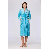 Woody Dames kamerjas blauw - maat S
