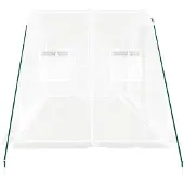 vidaXL Tuinkas met stalen frame 8 m² 4x2x2 m