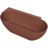Arcqua havana back to wall ligbad links 170x80 cm terracotta