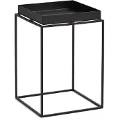 HAY Tray Coffee Table Salontafel Black | 30 x 30 cm High | Powder Coated