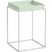 HAY Tray Coffee Table Salontafel Soft Mint | 30 x 30 cm High | Powder Coated