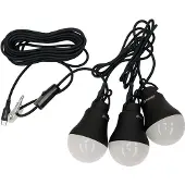 Outwell - Epsilon-Glühbirnen-Set - Ledlamp 9,5 x 6 cm (HxØ), zwart