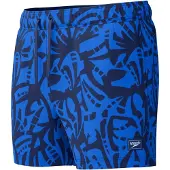 Speedo heren rits zwemshort red edge volley blauw