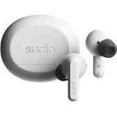 Sudio A3 Pro witte oordopjes, draadloos
