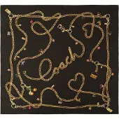 Coach Doek 'Charms' goud / zwart