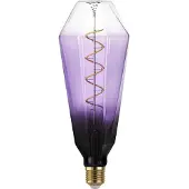 Eglo Ledfilamentlamp T100 Spiral - Paars - D10cm - Dimbaar - Warm Wit - E27 - 4w