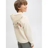 Jack & Jones Junior Sweatshirt 'JJEBrandes' roestbruin / wolwit