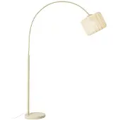 LINDBY Vloerlampe , Helin, Beige, Woonkamer, Stof, Modern
