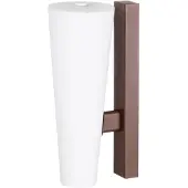 LUCANDE Buitenverlichting , Jovra, Roestbruin, Glas, Modern
