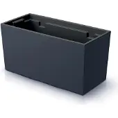 Prosperplast Urbi Case Collection 39.5x18.5x19.5 Cm Flowerpot Zilver