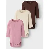 Name it 3-pack Romper 92 EU Meisjes