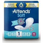 Attends Soft 1 Mini Long - 24 pakken van 16 stuks