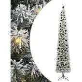vidaXL Kunstkerstboom Groen 270 cm PVC en Staal en Kunststof