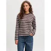 JJXX Shirt bruin / wit