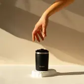 Qwetch Travel mug Geïsoleerd - Matt Zwart