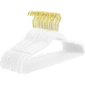 Famanu – Premium fluwelen pak-hangers, set van 50, heavy duty en ruimtebesparend
