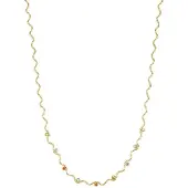 Yehwang Organische Schakelketting met Onregelmatige Vormhanger – RVS