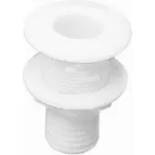 PLASTIMO Flush Flange Thru-hull Transparant 25 mm