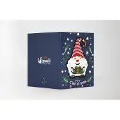 Wizardi Diamond Painting Kerstman kerstkaart