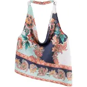 Next - Dames - Haltertop met losvallende col - Blauw