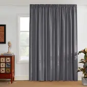 Famanu – Kant-en-klaar verduisterend gordijn met plooiband, 280x245 cm (BxH