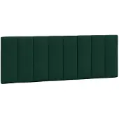 vidaXL Hoofdbordkussen "Hanko" 140 cm fluweel donkergroen