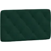 vidaXL Hoofdbordkussen 80 cm fluweel donkergroen