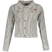 NoBell' Denim twill stripe short jacket Q002-3305